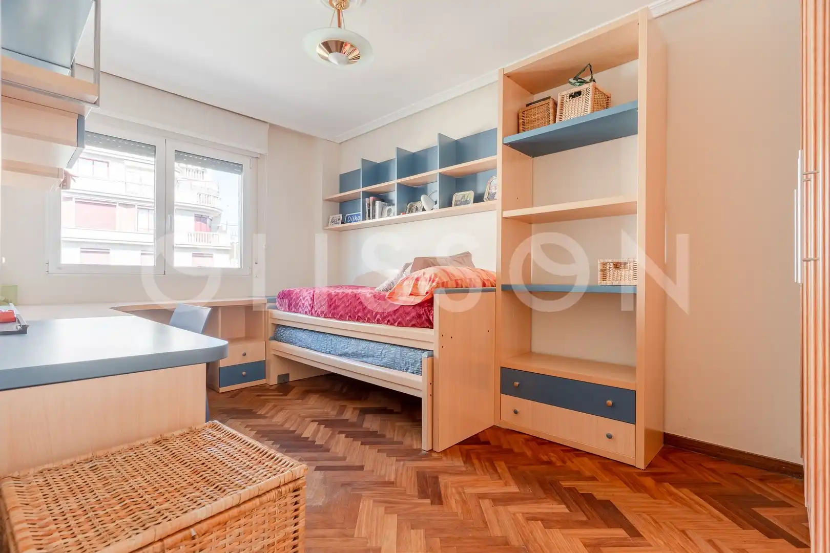 Bedroom of Flat for rent in Madrid  with Storage room and Community pool