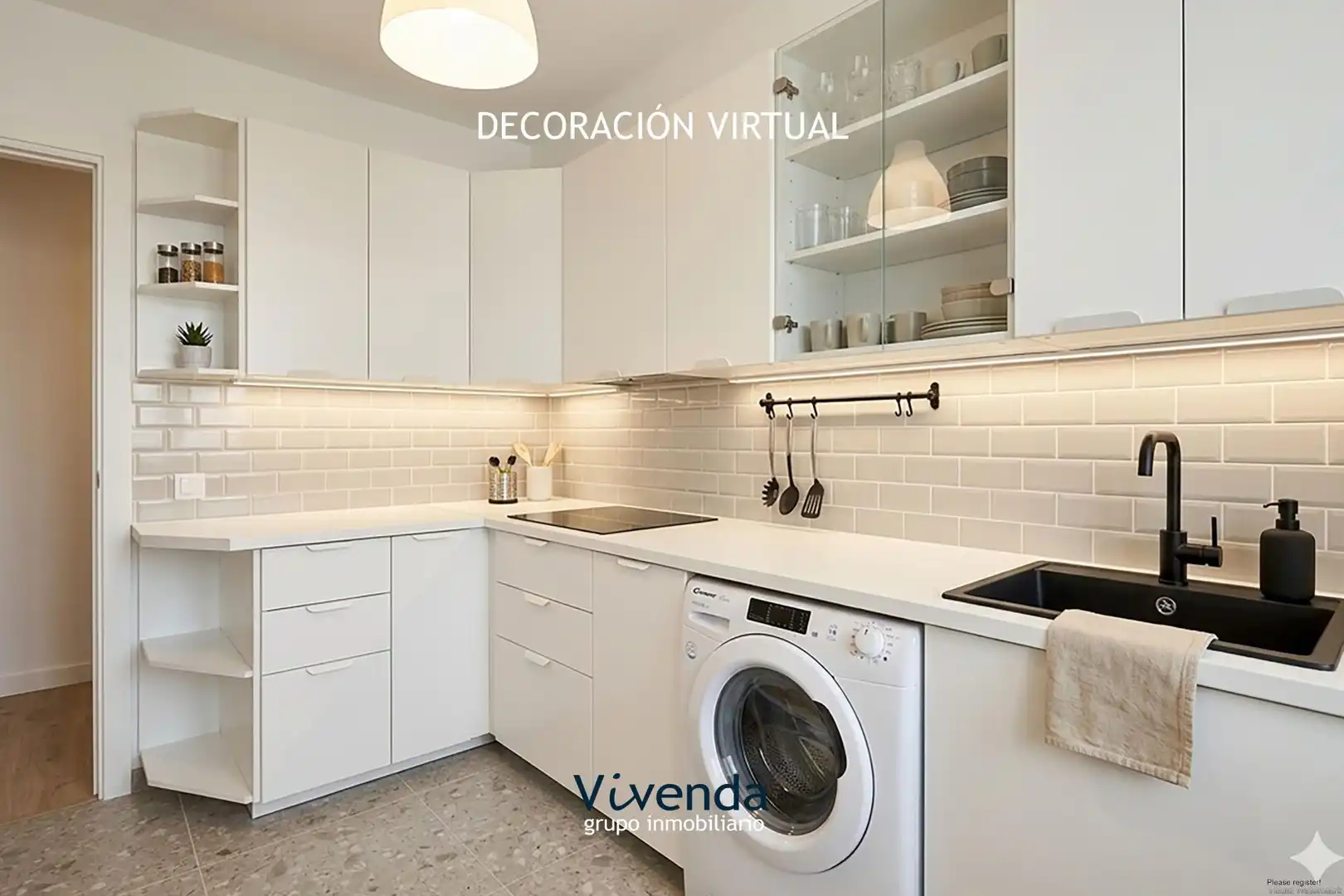 Kitchen of Flat for sale in Móstoles  with Heating, Parquet flooring and Terrace