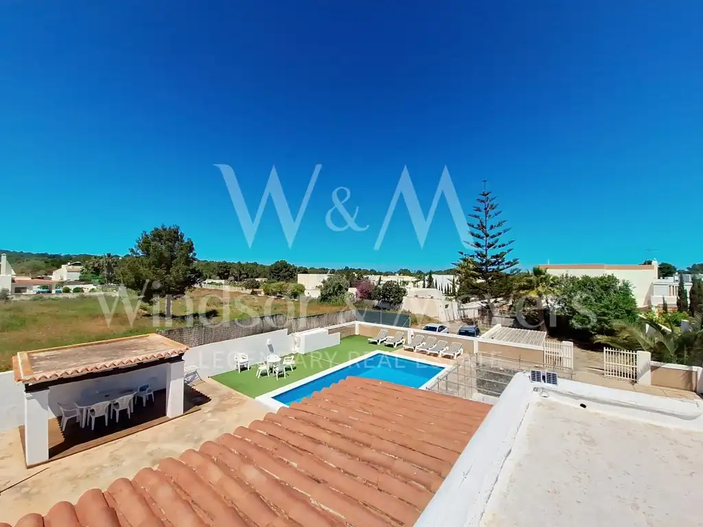 Vista exterior de Finca rústica en venda en Sant Josep de sa Talaia amb Aire condicionat, Terrassa i Traster