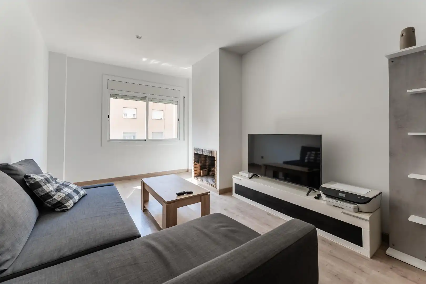 Sala de estar de Piso en venta en Mollet del Vallès con Aire acondicionado y Parquet