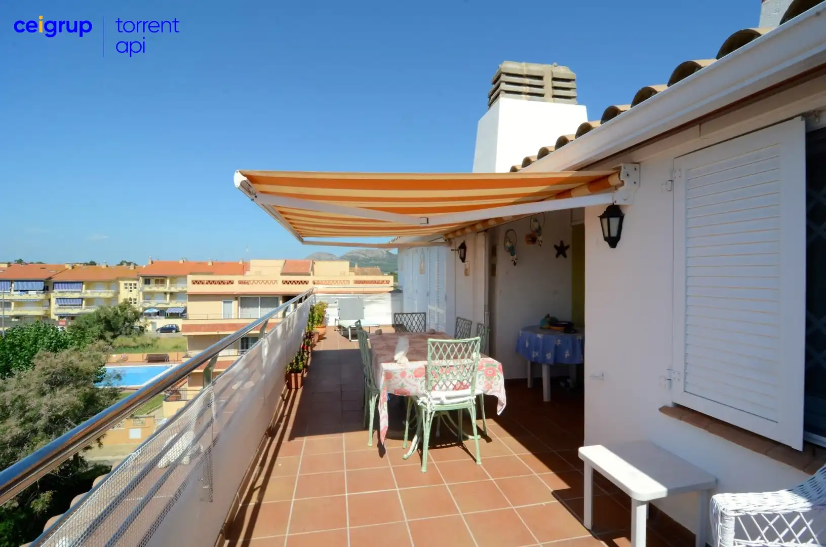 Terraza de Ático en venta en L'Estartit con Aire acondicionado, Terraza y Amueblado