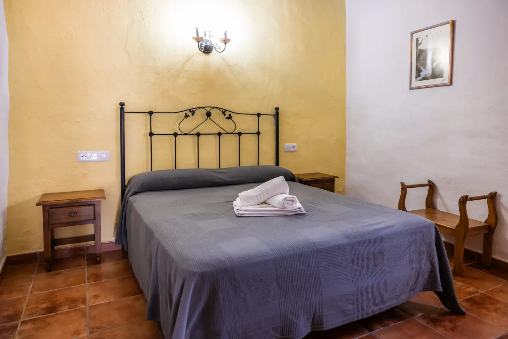 Habitación de Finca rústica en venta en Montejaque con Aire acondicionado, Jardín privado y Terraza