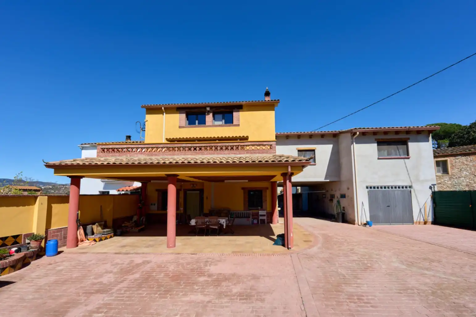 Vista exterior de Finca rústica en venta en L'Ametlla del Vallès con Calefacción, Terraza y Trastero