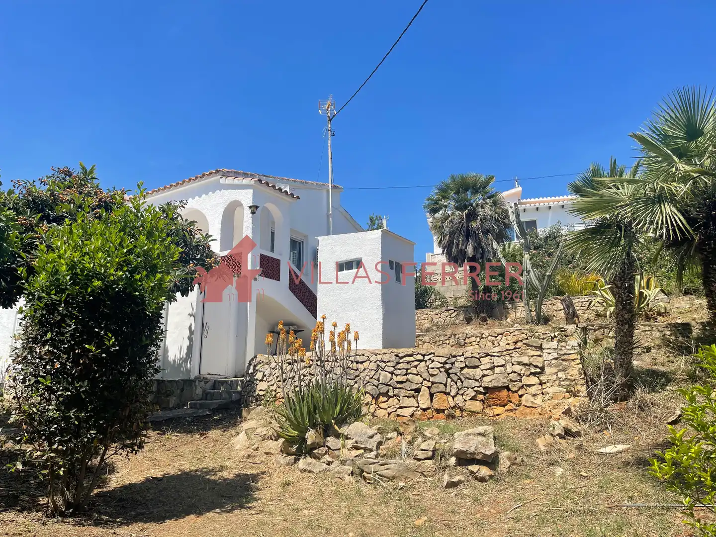 Exterior view of Houses for sale in Dénia  with Air Conditioner, Private garden and Terrace