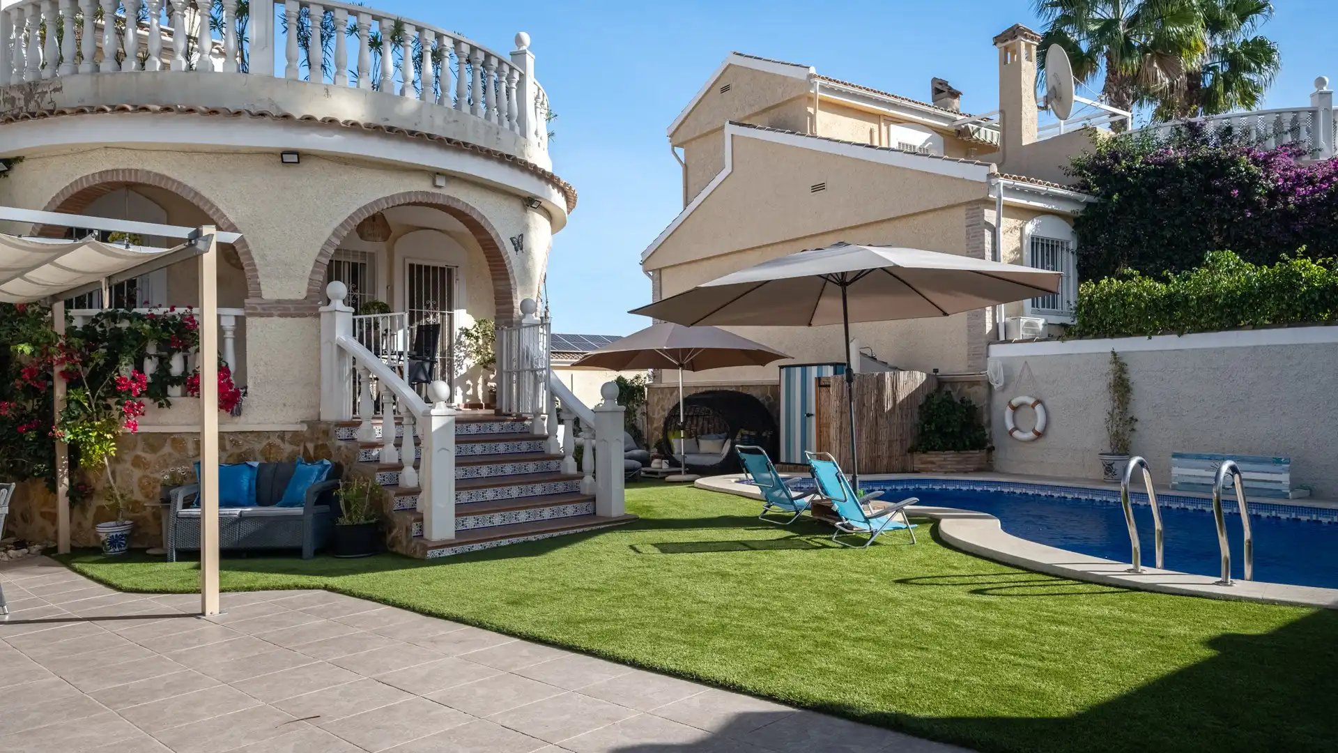 Terraza de Casa o chalet en venta en Santa Pola con Jardín privado, Terraza y Trastero