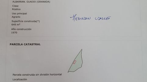 FINCA RUSTICA A LA ORILLA AUTOVIA A92, HERNAN VALLE, GUADIX, immagine 2