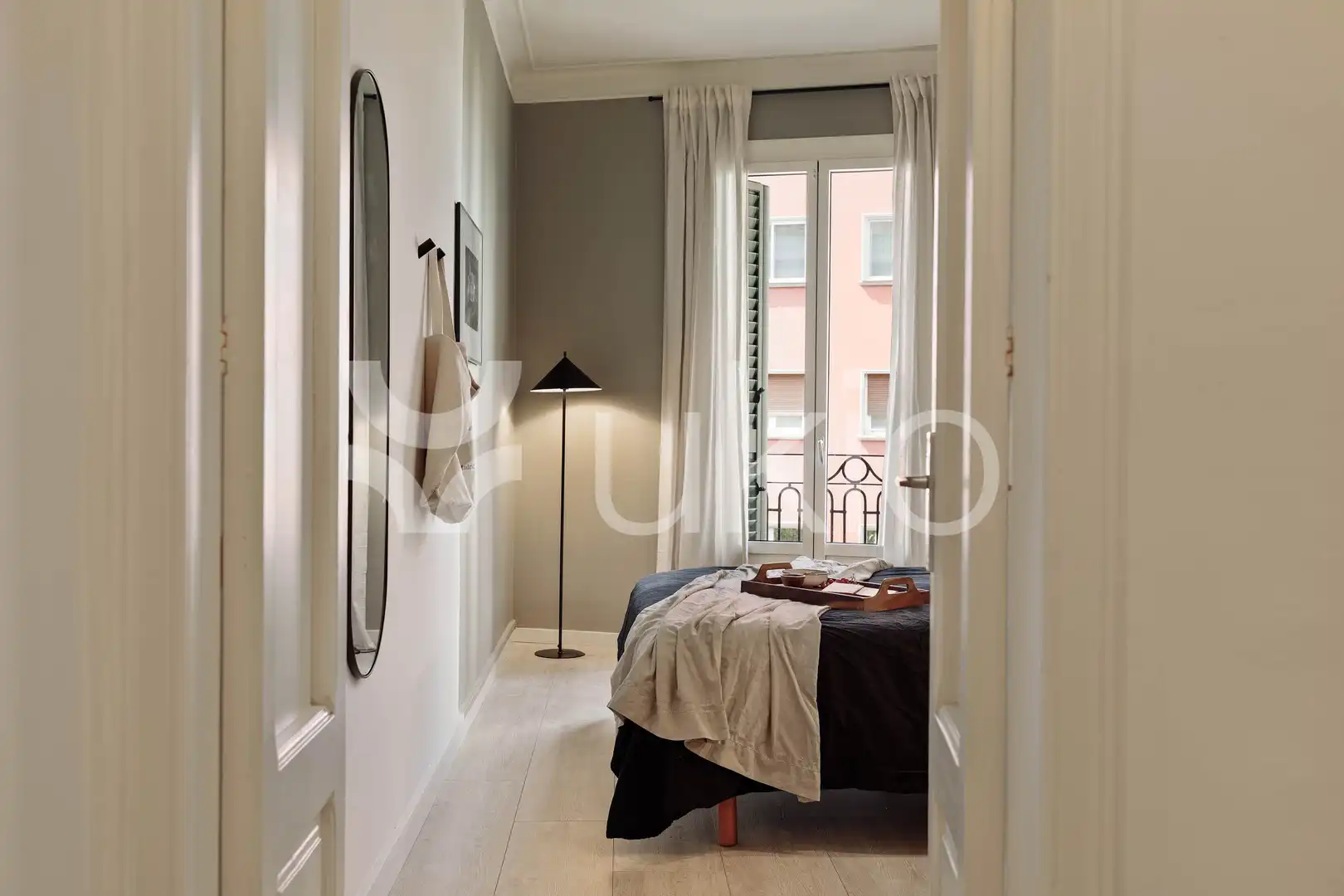 Bedroom of Apartments for rent in Barcelona  with Air Conditioner, Heating and Furnished