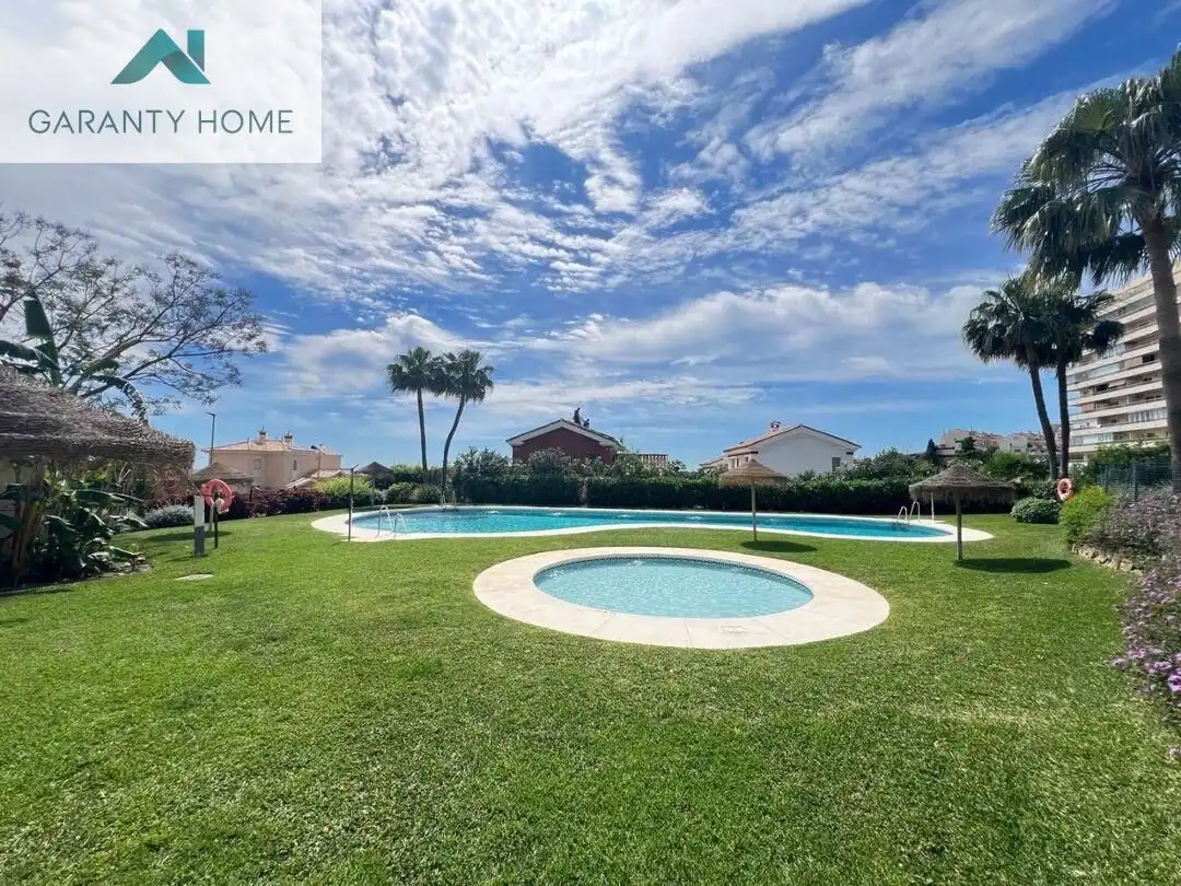 Exterior view of Flat for rent in Benalmádena  with Air Conditioner, Heating and Private garden