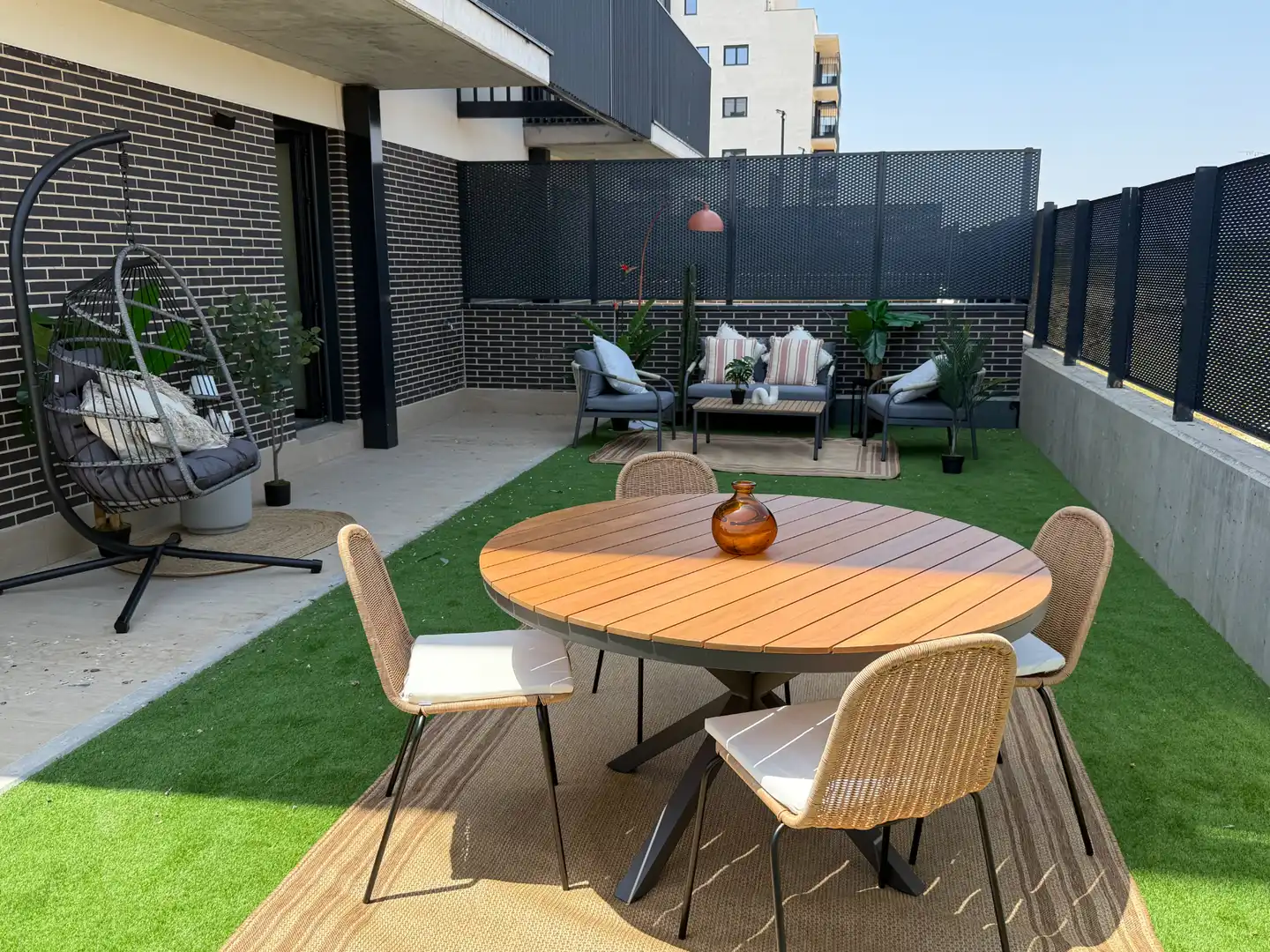 Terraza de Piso de alquiler en Alcalá de Henares con Aire acondicionado, Terraza y Horno