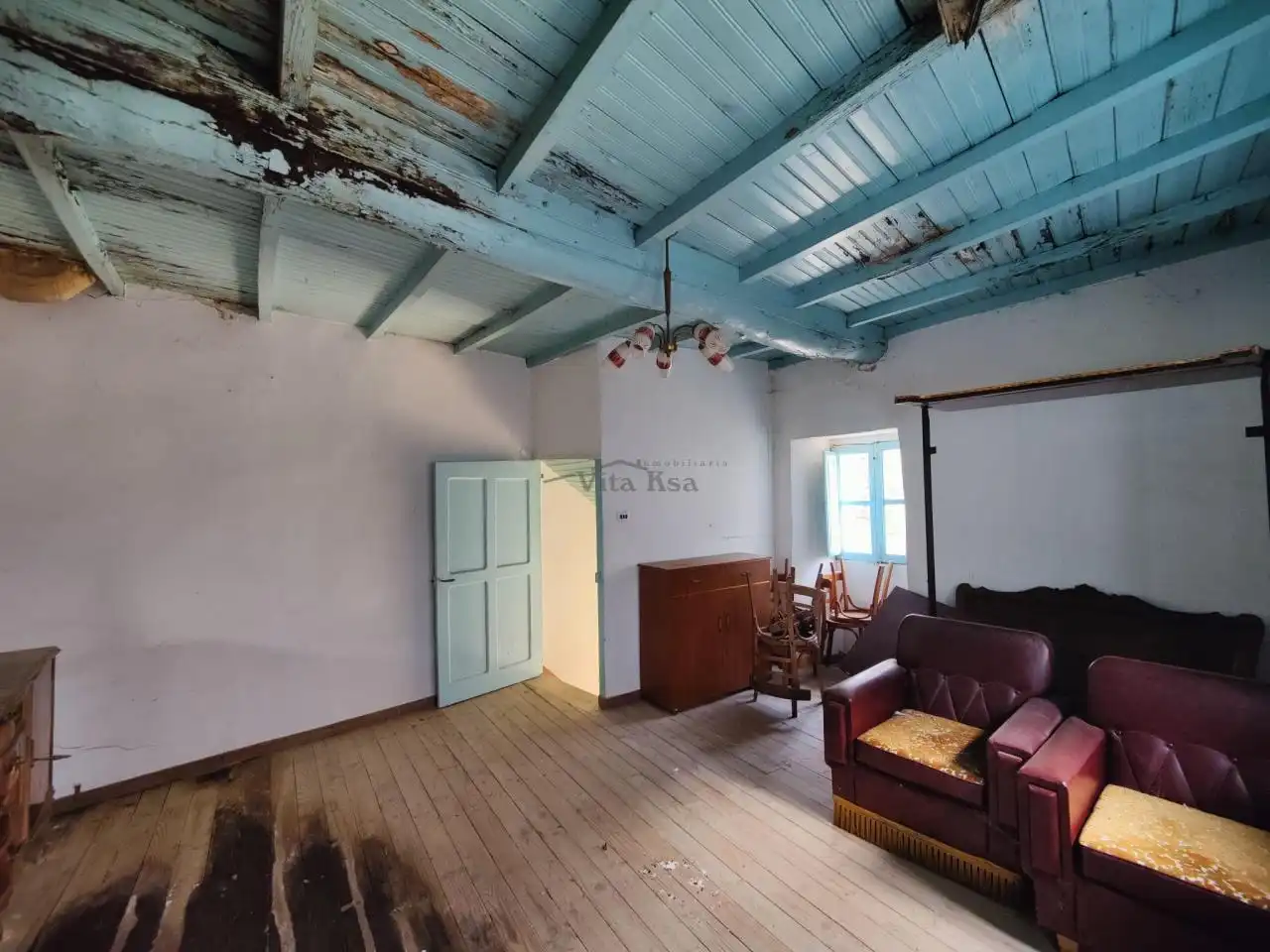 Sala de estar de Casa o chalet en venta en Taboadela con Jardín privado, Terraza y Amueblado