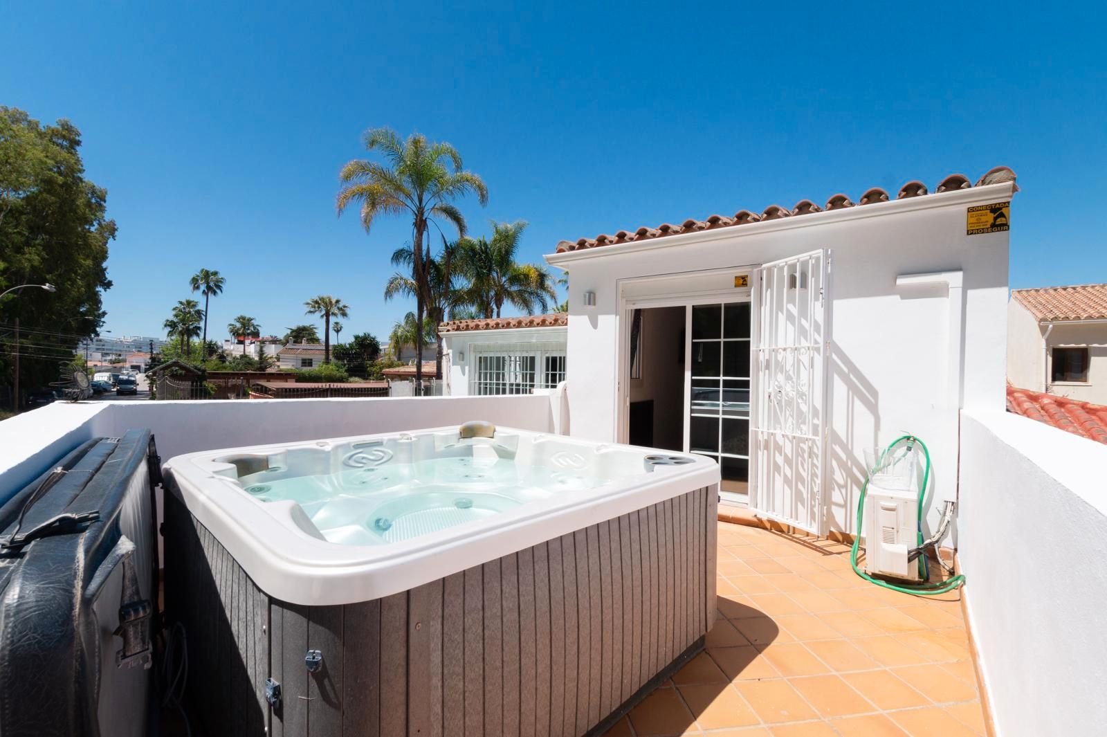Terrace of House or chalet to rent in Marbella  with Air Conditioner, Private garden and Swimming Pool