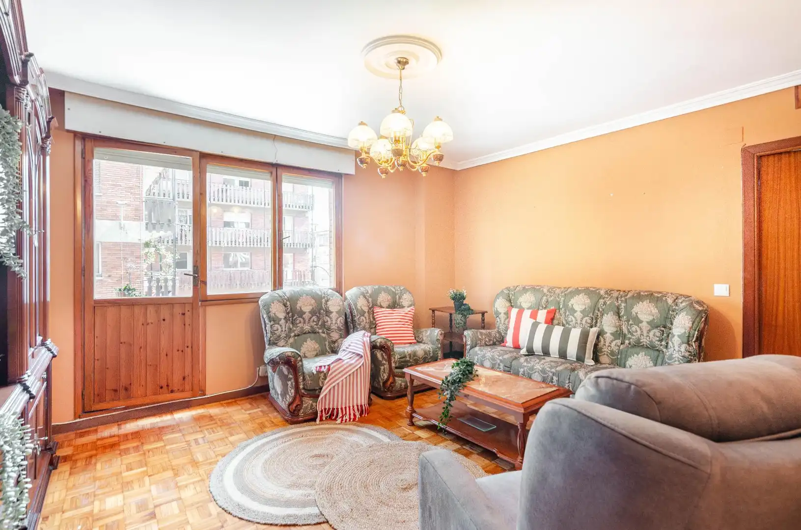 Living room of Flat for sale in Llanera  with Heating, Terrace and Storage room