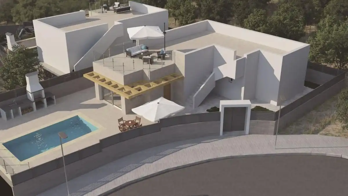 Xalet amb piscina en venda a Casco urbano