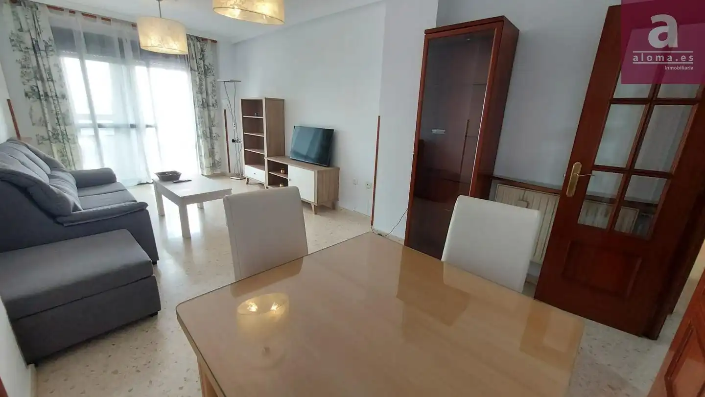 Dining room of Flat for rent in Cáceres  with Heating, Terrace and Furnished