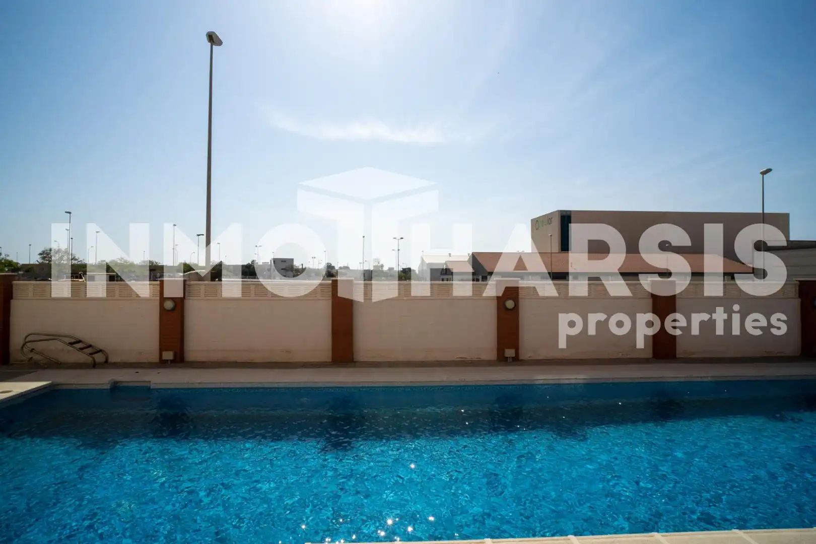 Swimming pool of Flat for sale in Almería  with Air Conditioner, Heating and Private garden