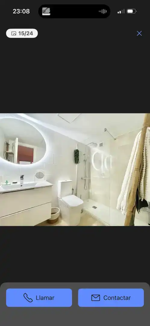 Baño de Ático de alquiler en Orihuela con Aire acondicionado, Jardín privado y Piscina