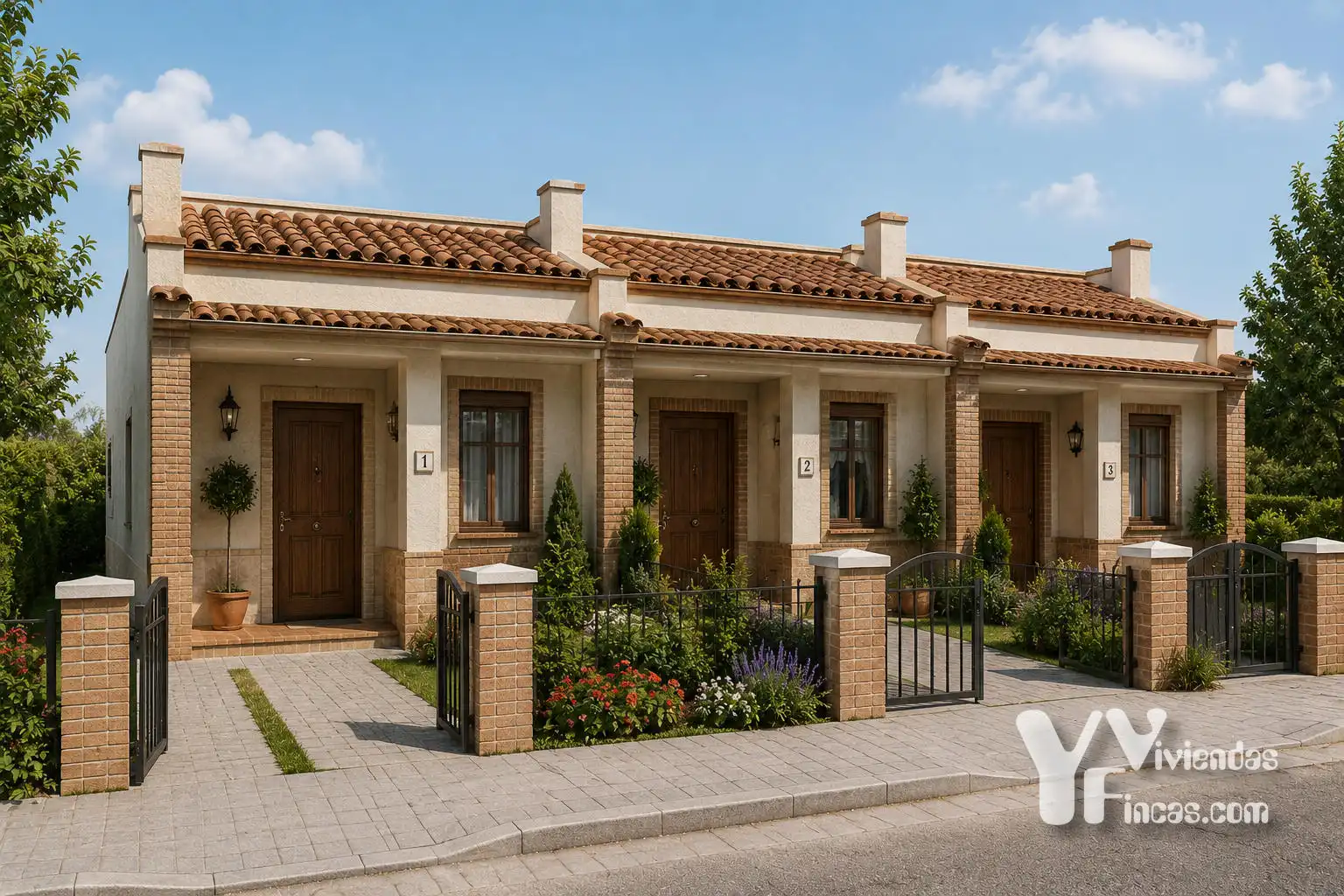 Vista exterior de Residencial en venda en Erustes