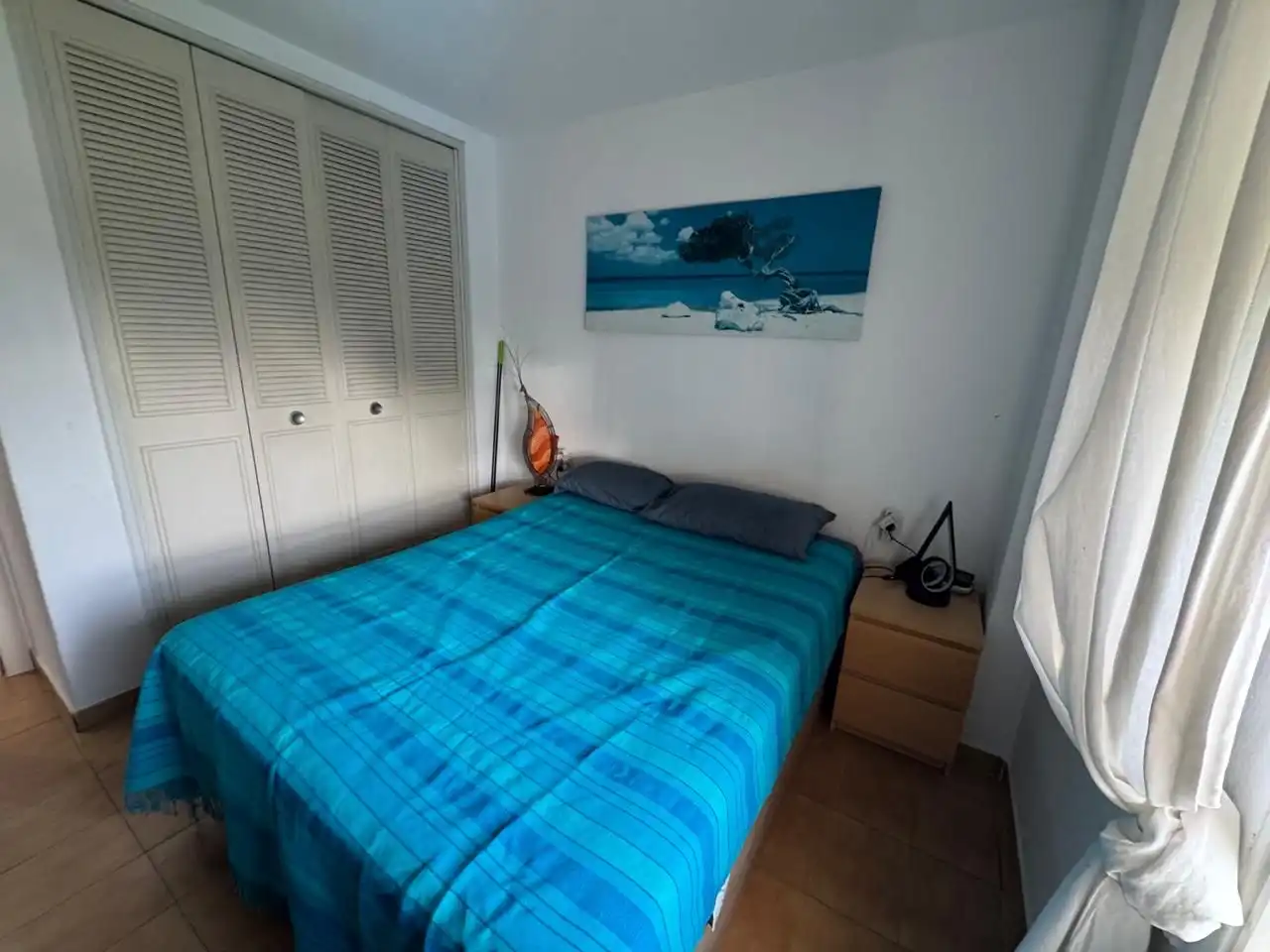 Schlafzimmer von Wohnung zur Miete in Alicante / Alacant mit Klimaanlage, Möbliert und Ofen