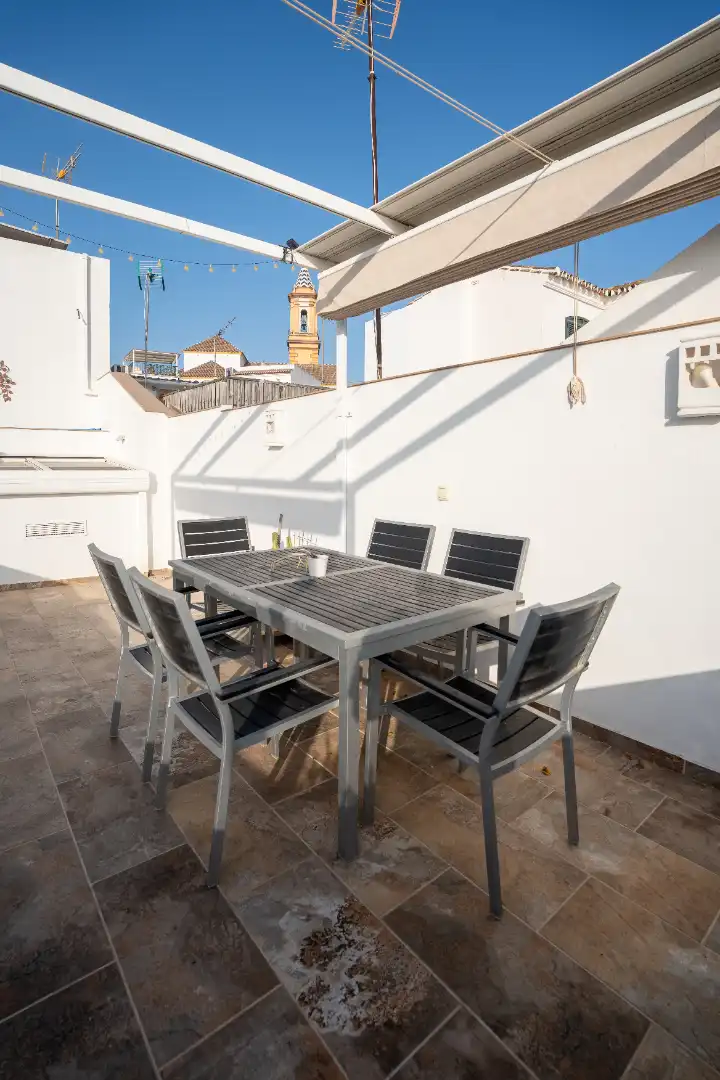 Terraza de Casa o chalet en venta en Estepona con Aire acondicionado, Terraza y Amueblado