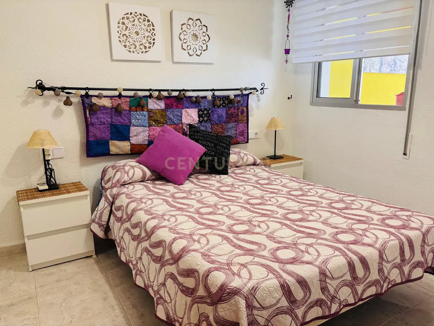 Habitación de Apartamento de alquiler en Calpe / Calp con Aire acondicionado, Lavadora y Microondas