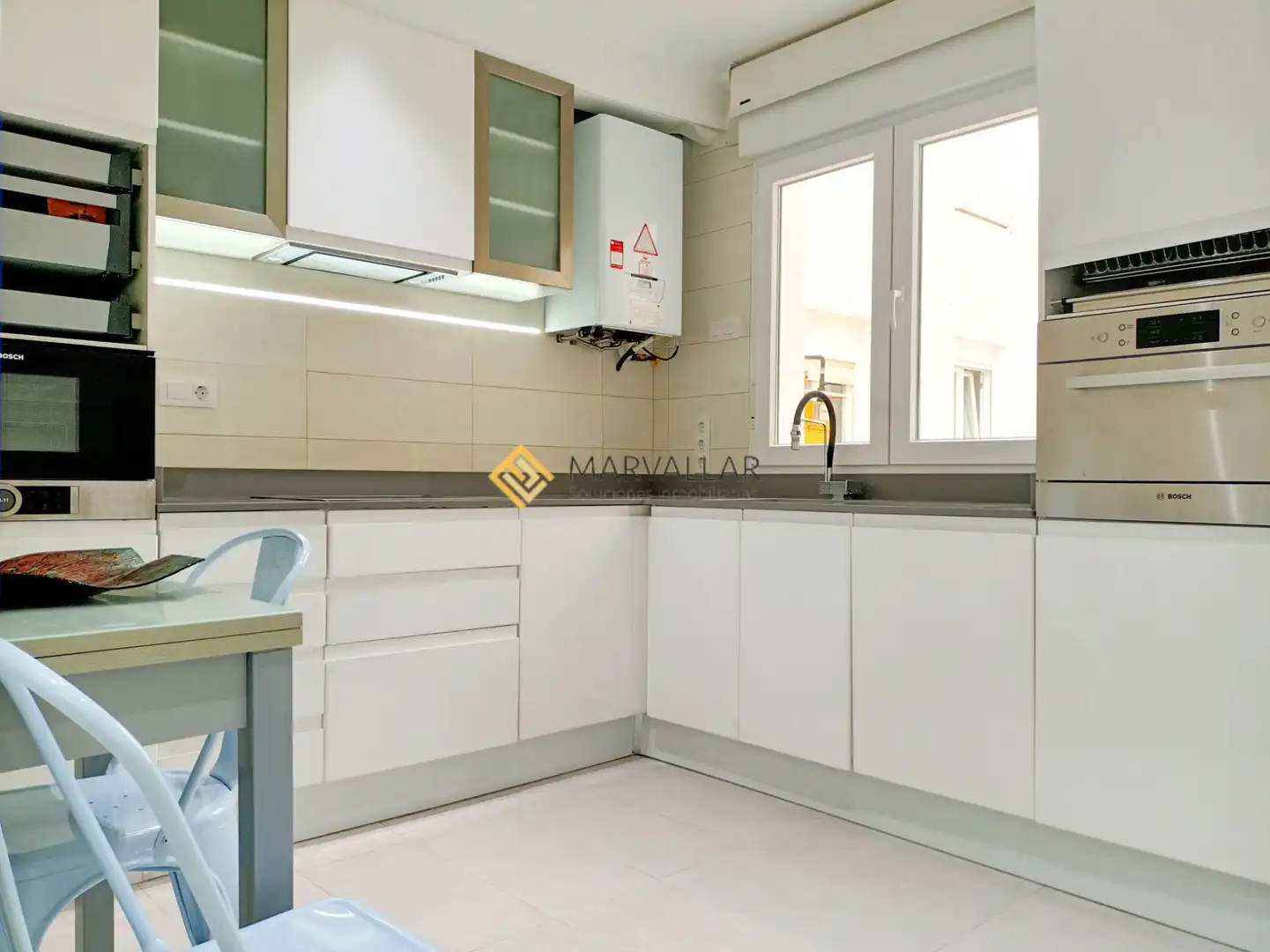 Kitchen of Flat for sale in Santander  with Heating, Terrace and Storage room