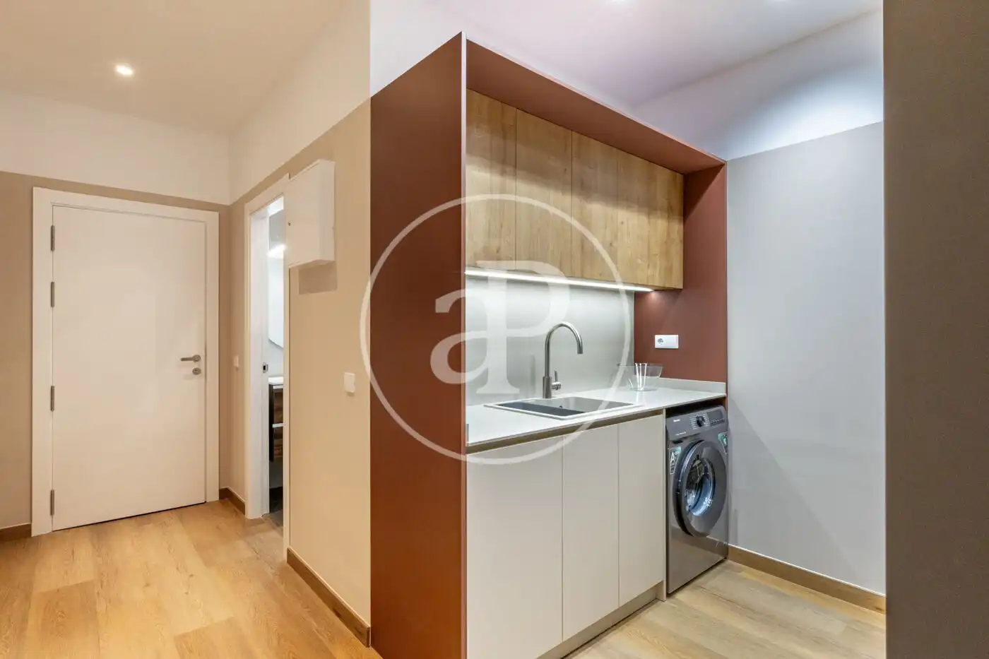 Cocina de Piso de alquiler en Valencia con Aire acondicionado, Calefacción y Amueblado
