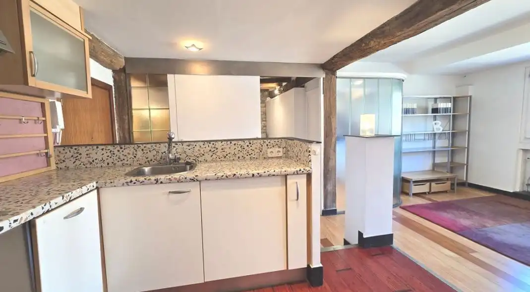 Küche von Wohnung zum Verkauf in Donostia - San Sebastián  mit Heizung