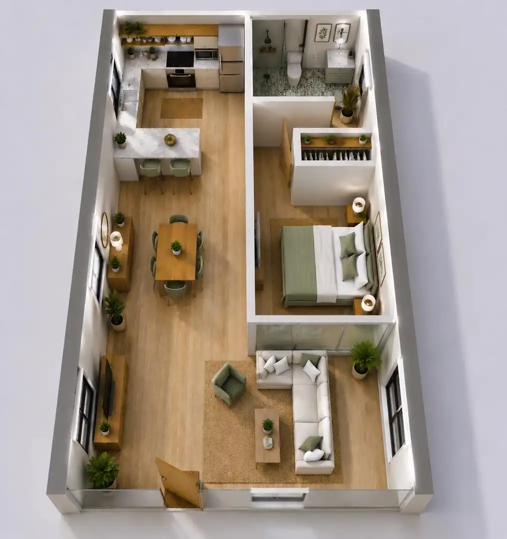 Schlafzimmer von Geschaftsraum zum Verkauf in Huércal de Almería mit Klimaanlage