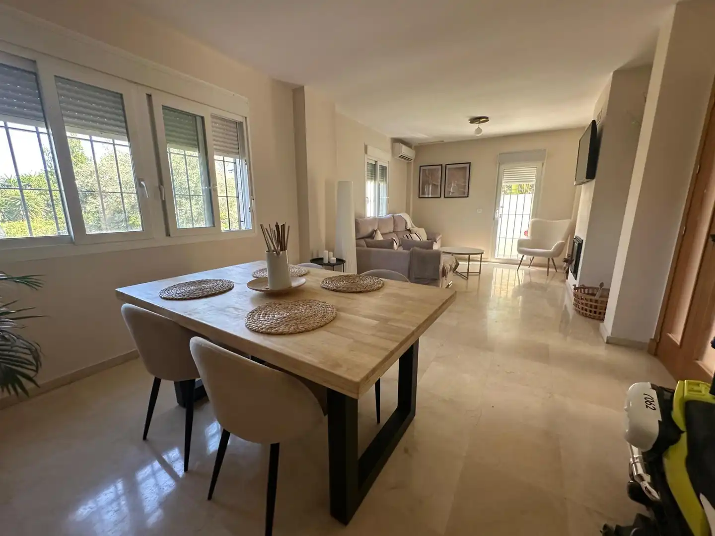 Dining room of Detached homes for sale in Jerez de la Frontera  with Balcony and Community pool