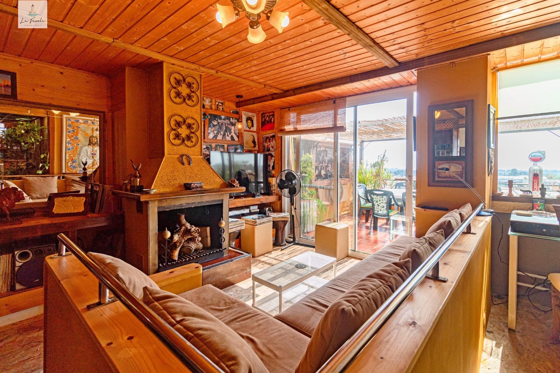 Living room of Attic for sale in Málaga Capital  with Air Conditioner, Heating and Private garden