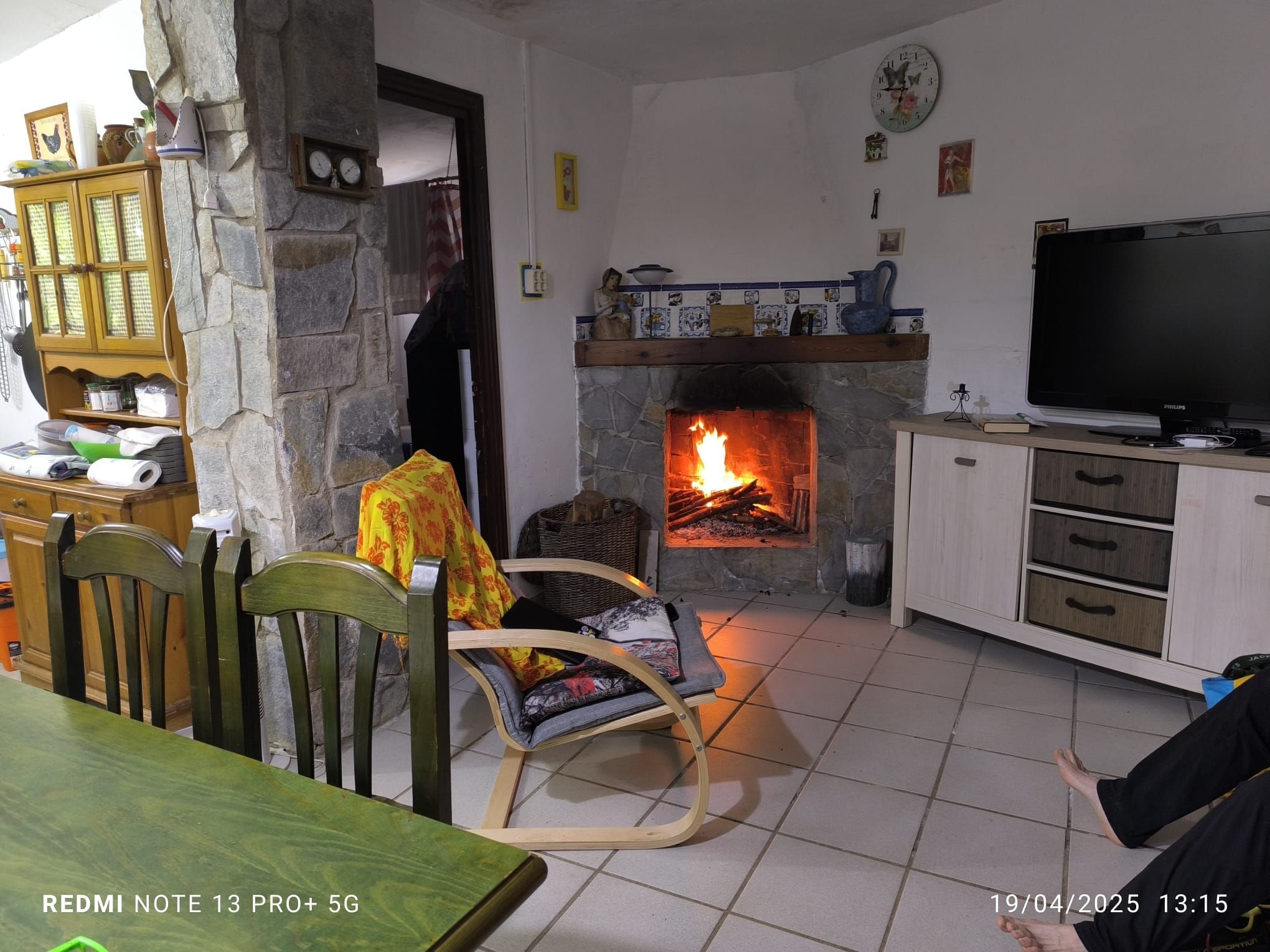 Sala d'estar de Casa o xalet en venda en Riells i Viabrea amb Terrassa, Traster i Moblat