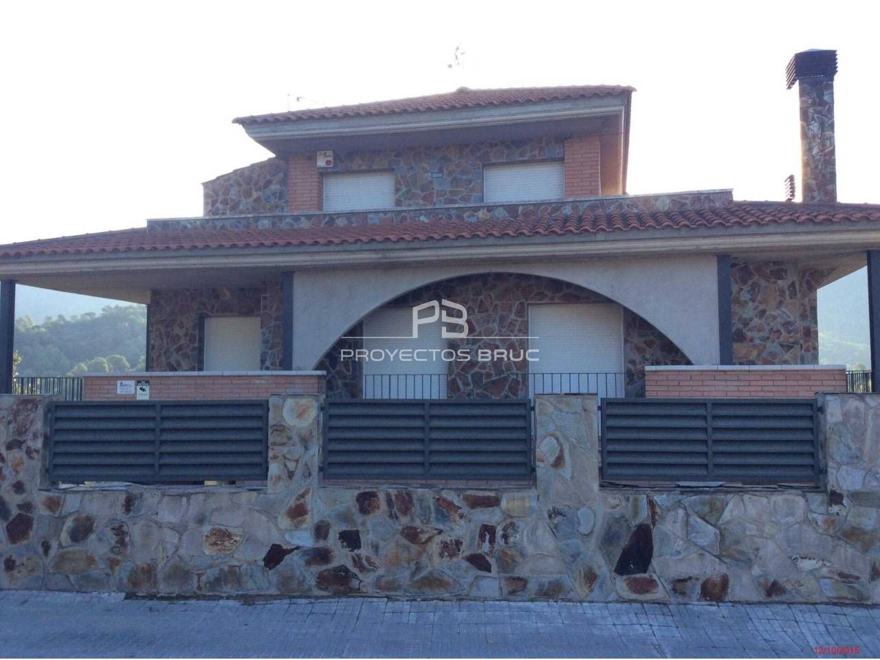 Vista exterior de Casa o chalet en venta en Vacarisses con Jardín privado