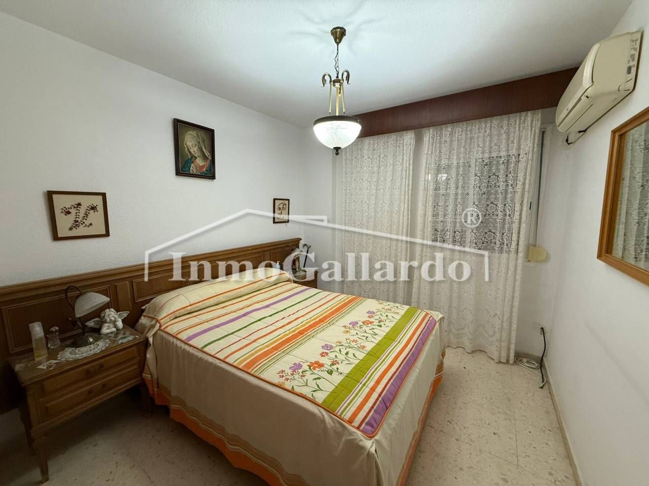 Bedroom of Flat for sale in Málaga Capital  with Air Conditioner, Terrace and Storage room
