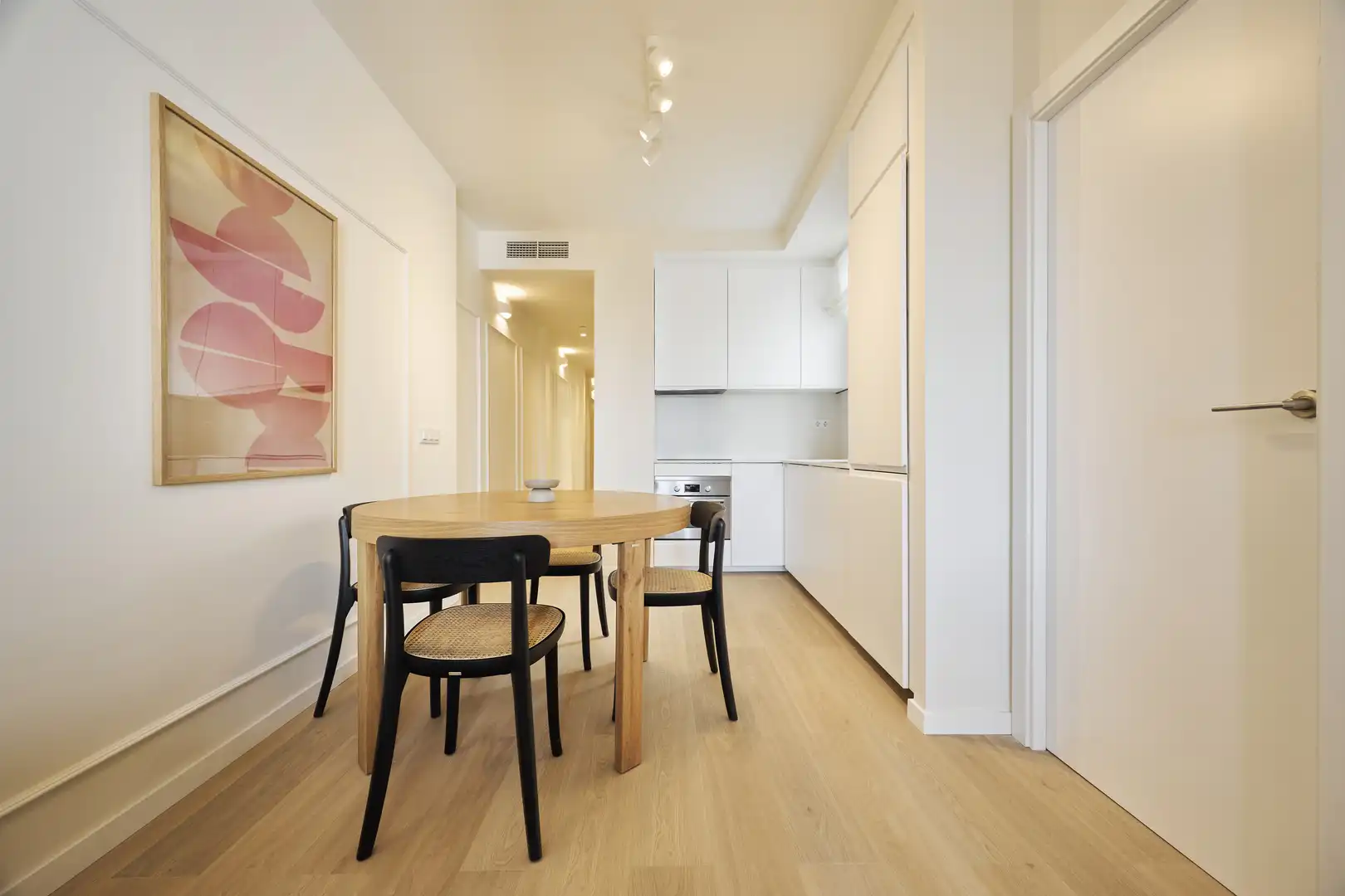 Esszimmer von Wohnung zur Miete in Madrid mit Klimaanlage und Balkon