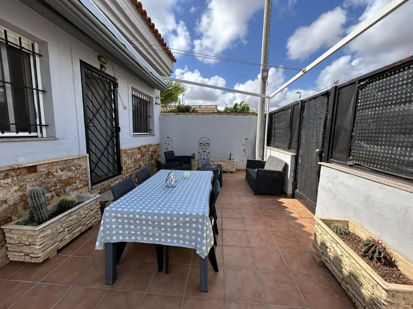 Terrassa de Casa o xalet en venda en Cartagena amb Aire condicionat, Jardí privat i Terrassa