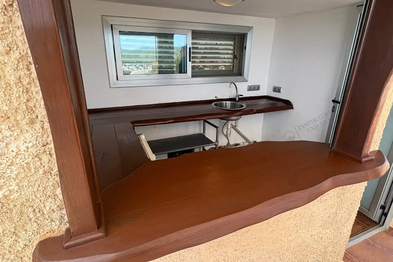 Terrassa de Casa o xalet de lloguer en Santa Eulària des Riu amb Aire condicionat, Jardí privat i Terrassa