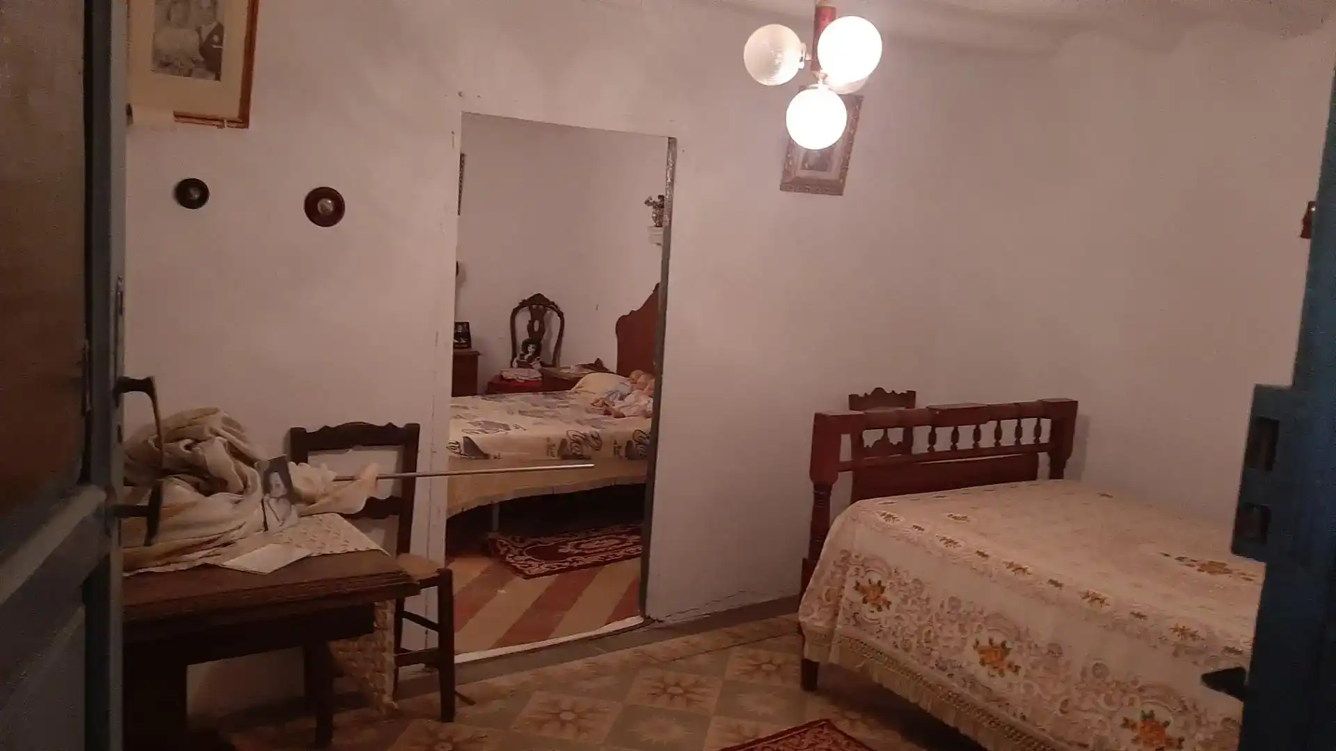 Dormitori de Casa adosada en venda en Cihuela amb Moblat, Rentadora i TV