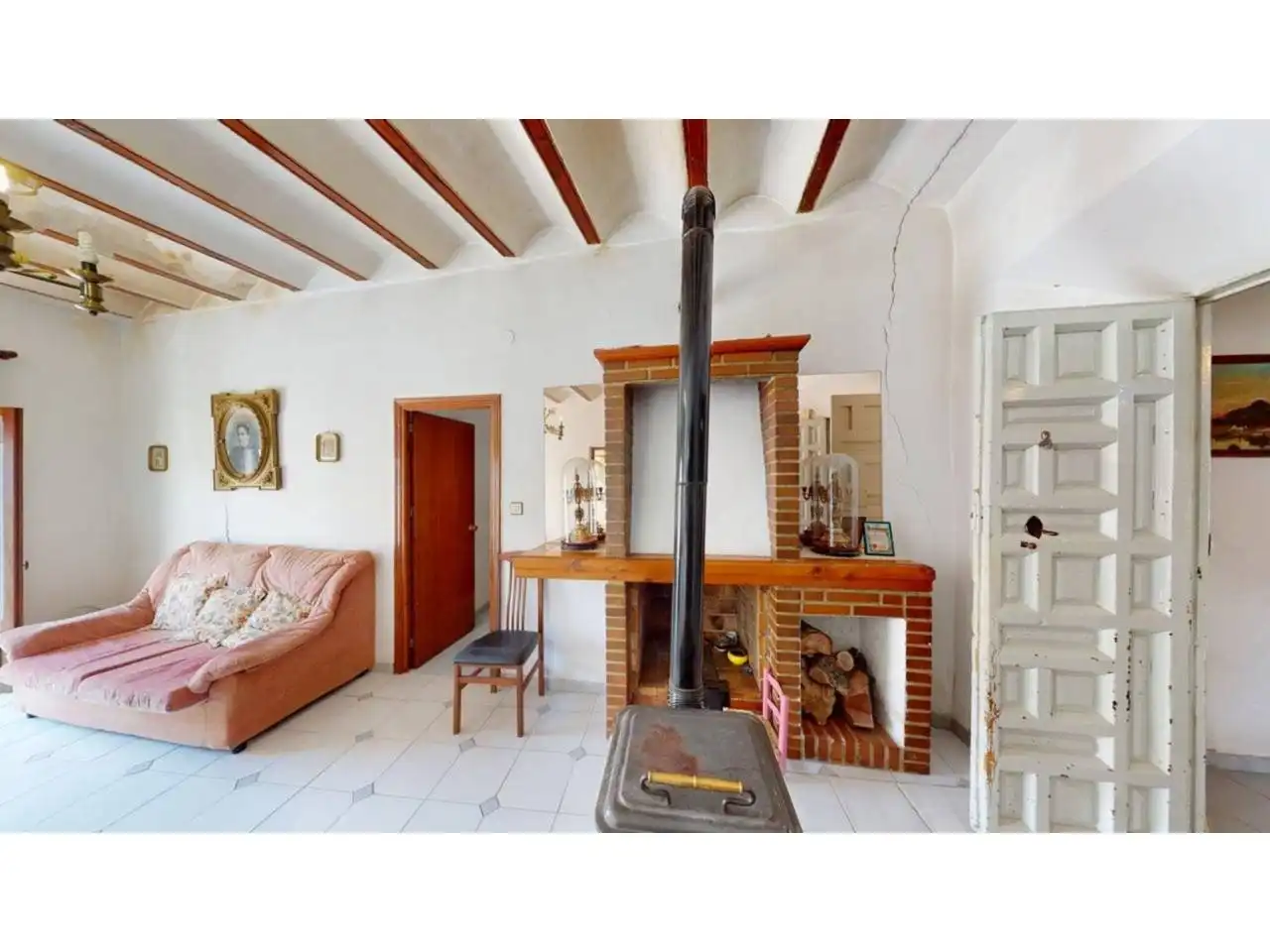 Vista exterior de Casa o xalet en venda en Caravaca de la Cruz amb Aire condicionat, Jardí privat i Terrassa