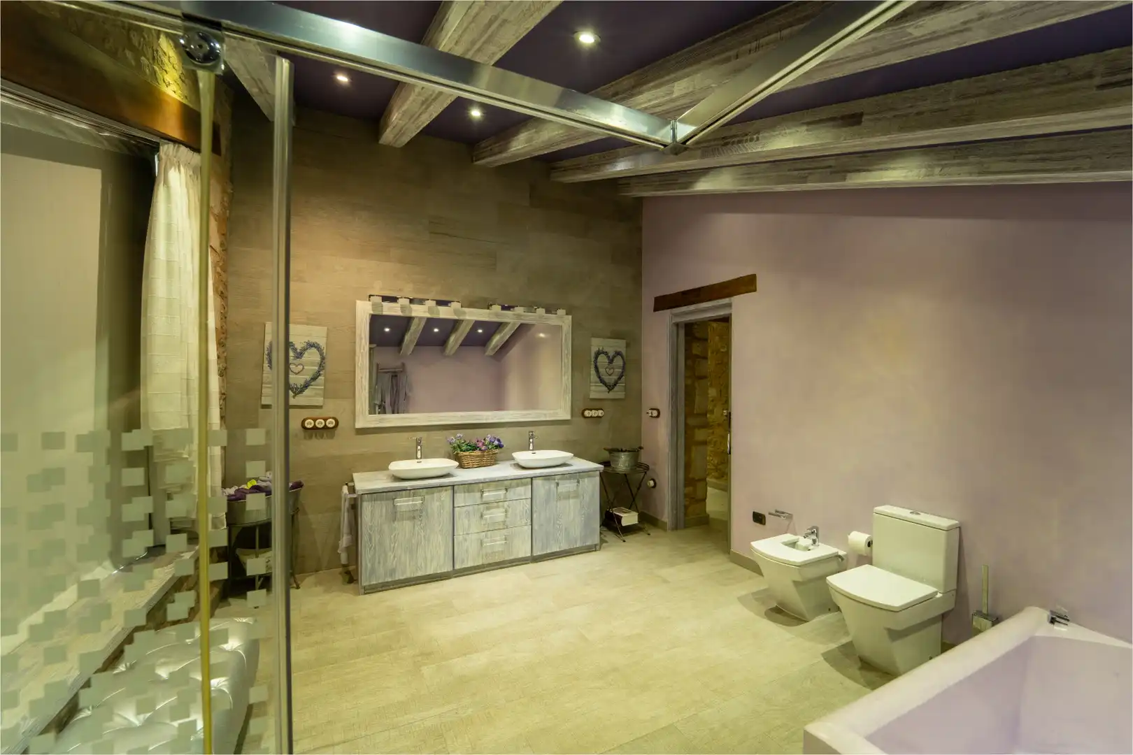 Baño de Finca rústica en venta en Sant Joan de Mollet con Aire acondicionado, Calefacción y Jardín privado