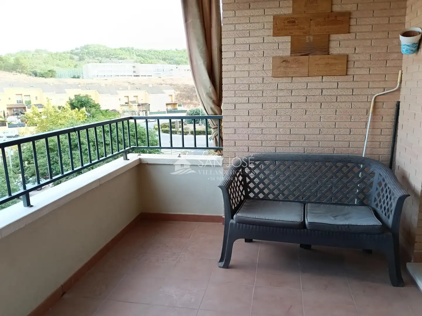 Balcony of Flat for sale in Aspe  with Heating, Terrace and Storage room