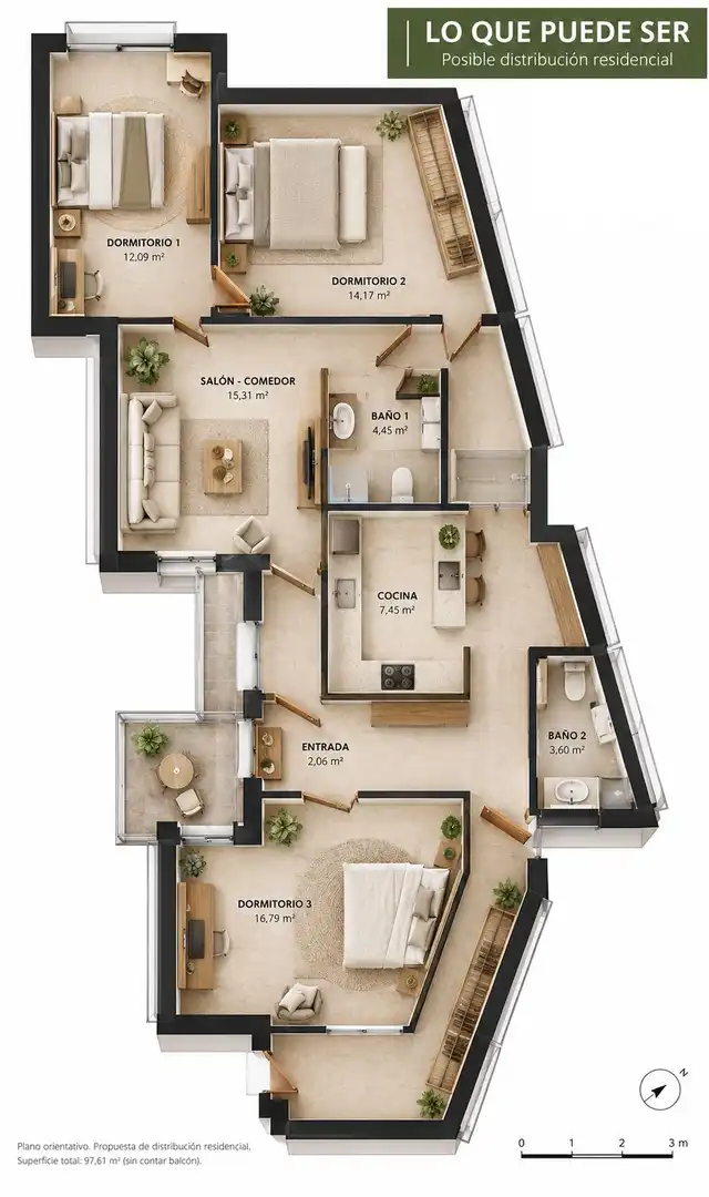 Flat with lift for sale in Benimaclet, imagen 29