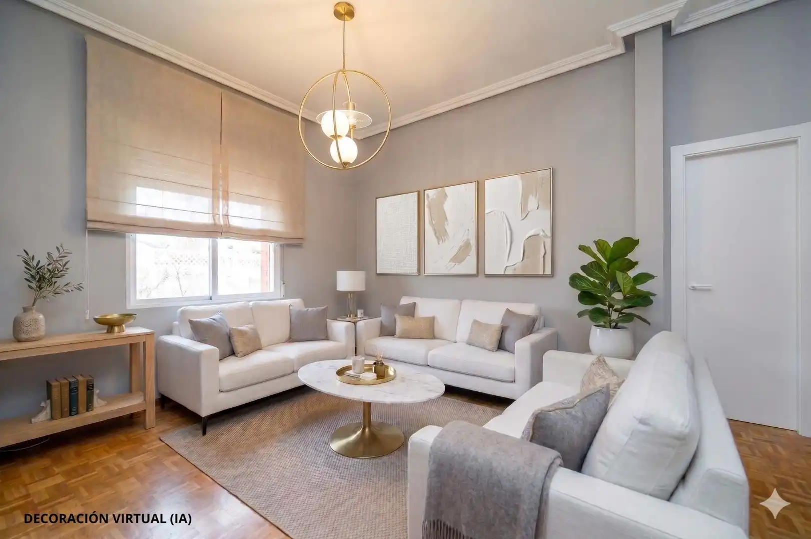 Sala de estar de Piso en venta en Madrid con Calefacción y Parquet