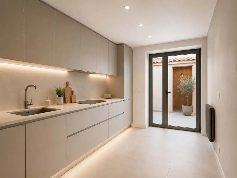 Cocina de Piso en venta en Vitoria - Gasteiz con Calefacción, Parquet y Terraza