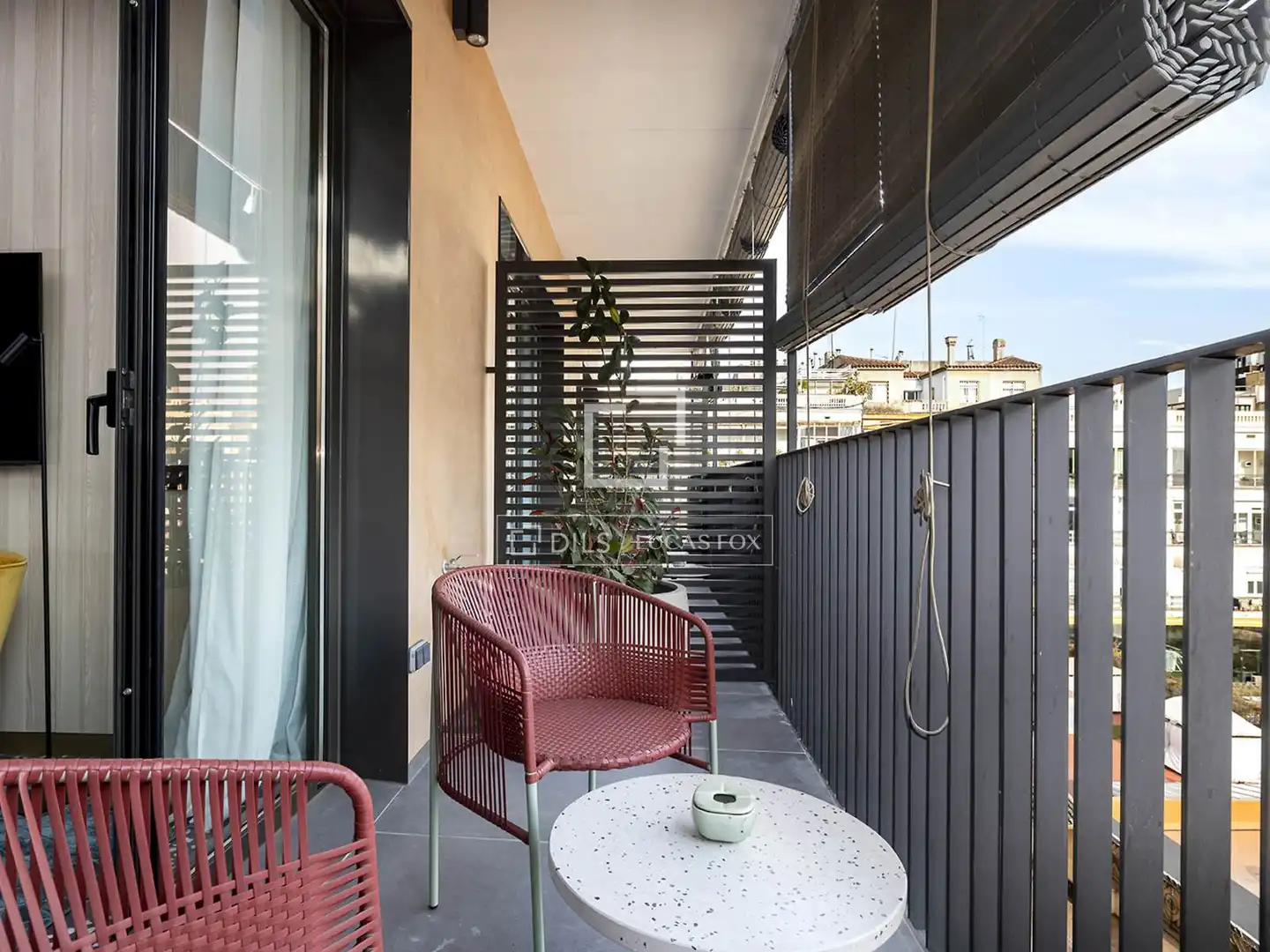 Terraza de Piso de alquiler en Barcelona con Aire acondicionado, Calefacción y Parquet