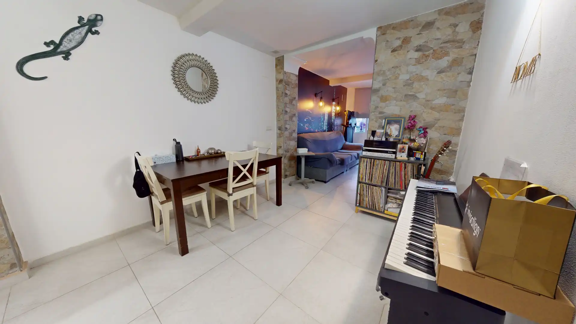 Sala de estar de Casa o chalet en venta en Mutxamel con Aire acondicionado, Calefacción y Amueblado