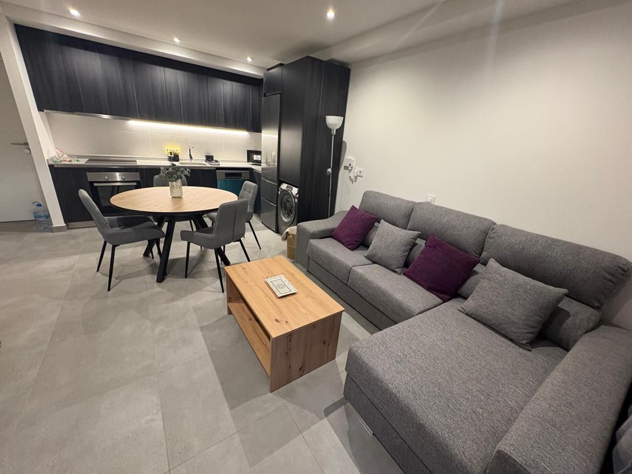 Living room of Flat to rent in  Santa Cruz de Tenerife Capital  with Air Conditioner, Terrace and Furnished