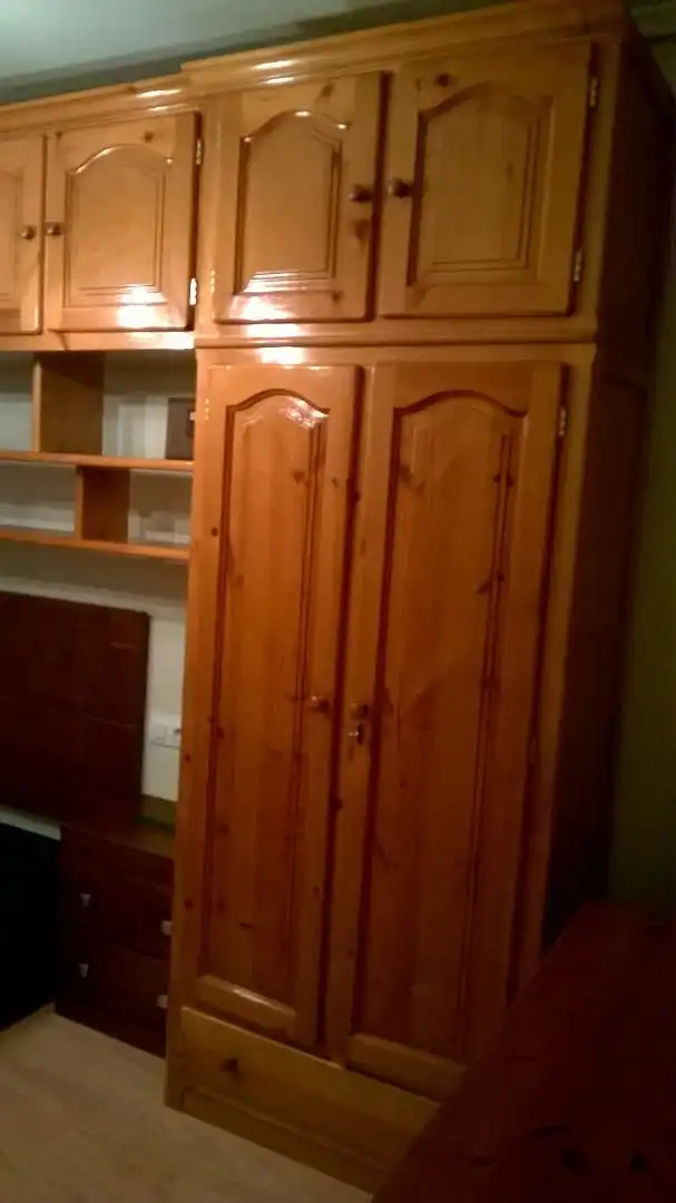 Schlafzimmer von Wohnung zur Miete in Salamanca mit Heizung, Parkett und Möbliert