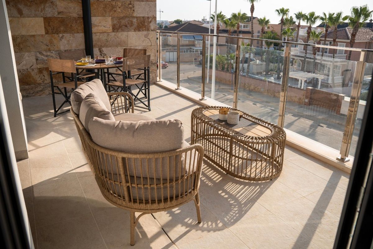 Terrace of Apartment for sale in Orihuela  with Air Conditioner, Terrace and Furnished
