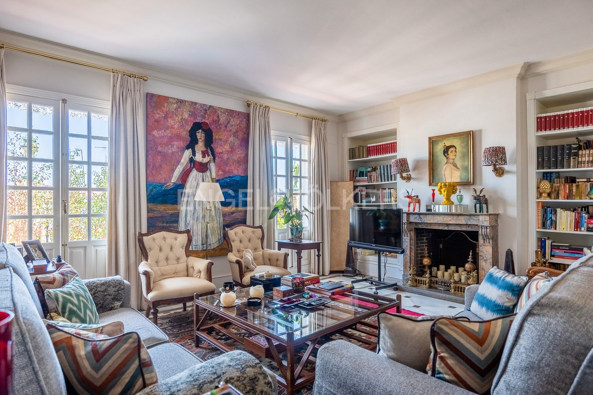 Sala d'estar de Àtic en venda en  Sevilla Capital amb Aire condicionat, Calefacció i Terrassa