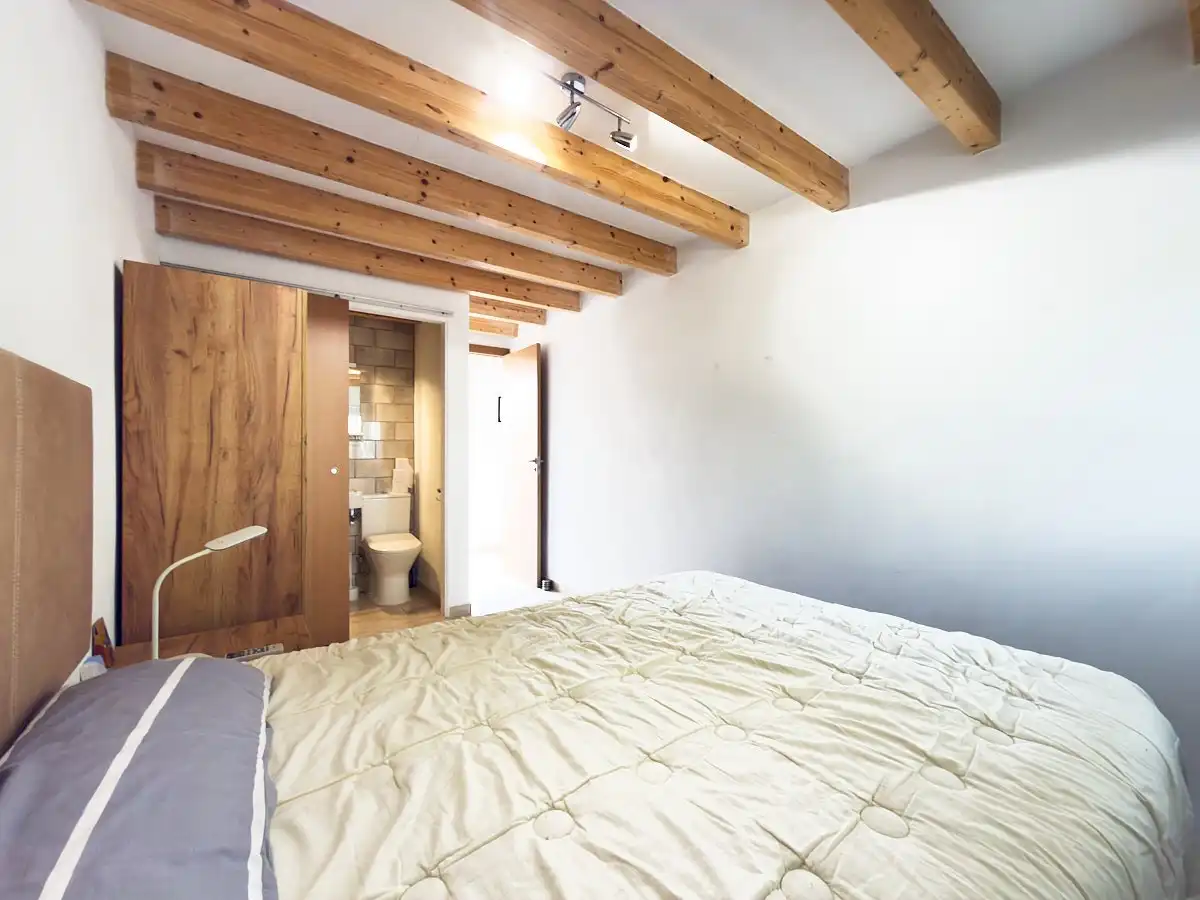 Schlafzimmer von Country house zum Verkauf in Aspe mit Klimaanlage, Heizung und Privatgarten
